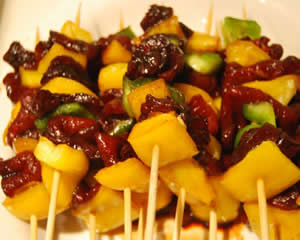 孩子愛吃的菜:五彩牛肉串